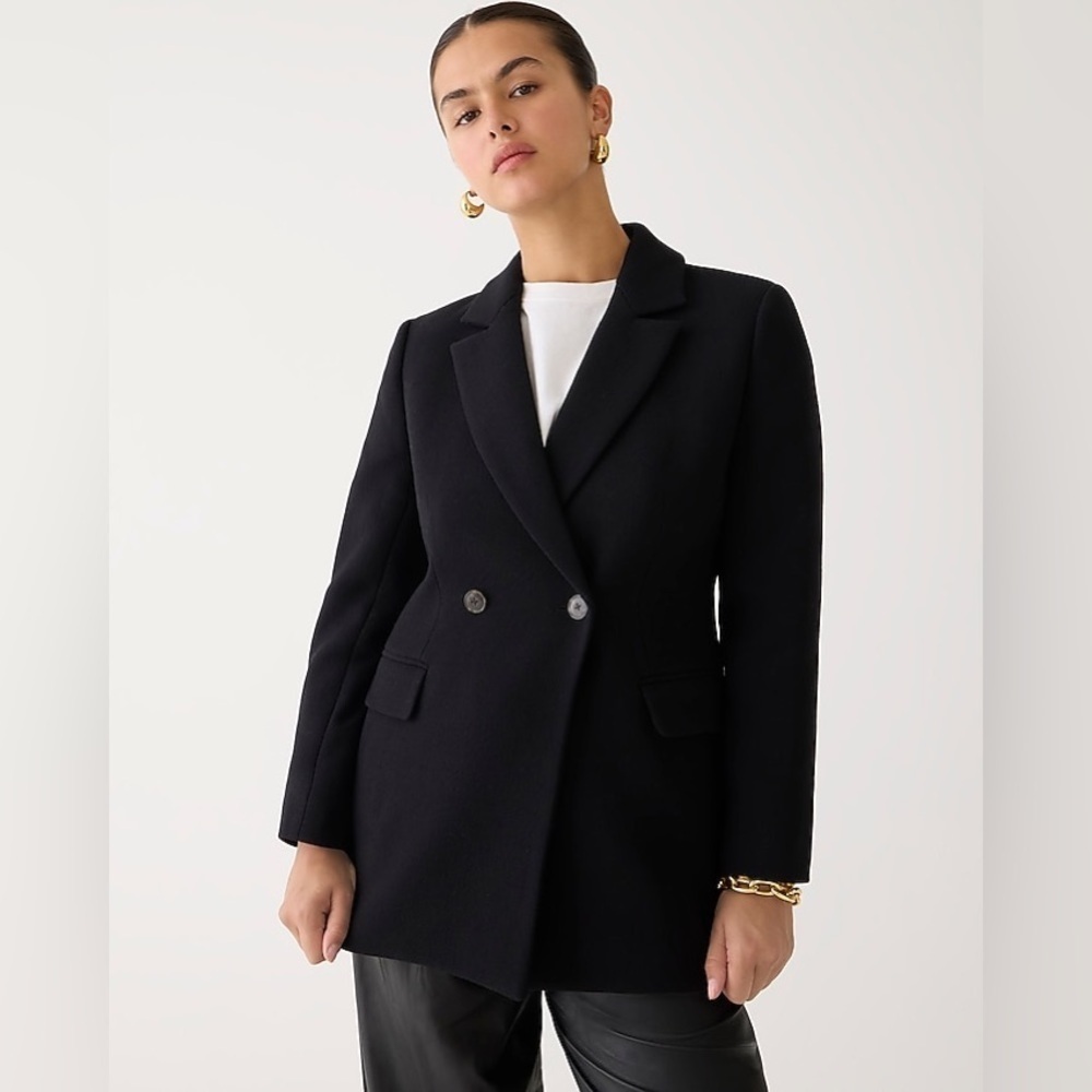 J. Crew Evening blazer jacket BM426 Size 00 Black